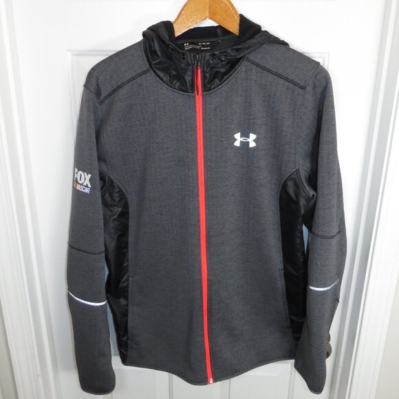 Under Armour Coldgear Men's Storm Chevron Patterned Swacket XL Fox Nascar Logo - Picture 1 of 6
